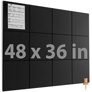 MaxGear tFg{[ 120x90cm ǂɓ\RN{[h 30x30cm 12 Pack tFg{[ st for Office wZp f s{[h