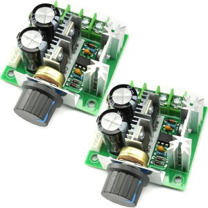 ZuoMei PWM 10A 400W DC ���[�^�[ ���x �R���g���[���[ ���W���[�� 12�����ۏؕt�� (DC����������×2)