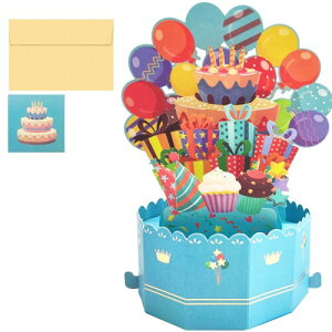 WD&CD ̃o[Xf[J[h aJ[h bZ[WJ[h a  t 3D |bvAbvJ [h l  birthday card