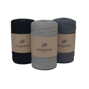 miagolale }N [v Rbg R[h ҂ݕR DIY a3mm 200m (ubNEO[ECgO[)