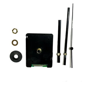 Roost 電波時計ムーブメント 針付き DIY 壁掛け 取付金具付き 自動時計合わせ 電波 (スイープ秒針)