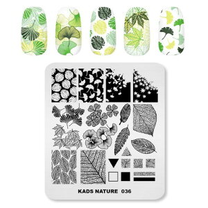 KADS �l�C���X�^���v�v���[�g ���̗t �X�^���s���O�l�C���v���[�g �l�C���X�e���V�� �l�C���C���[�W�v���[�g (NA036)