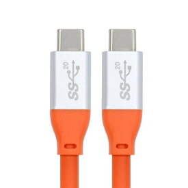 xiwai USB3.2 Gen 2 Type-Cオス→USB Cオス 充電およびデータケーブル 1.6フィート 20Gbps 高フレックス ウルトラソフト 100W 8K 5K 4K モニターディスプレイ USB4.0 ハイパースーパーフレキシブルコード