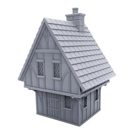 Cottage, Terrain Scenery for Tabletop 28mm Miniatures Wargame, 3D Printed and Paintable, EnderToys