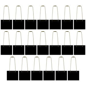 Mehrondo 20個入 ミニ黒板 ボトルキーパー ボトルタグ プレート 無地 | サイズ: 56x47mm | 厚さ: 2mm | 日本製