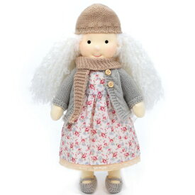 BlissfulPixie ウォルドルフ人形 Waldorf Doll 手作り人形 - Leila 30cm 柔らかい 女の子 かわいい ぬいぐるみ 子供たちに最適な人形