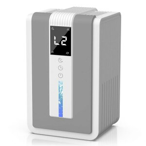 ペルチェ式 除湿機 小型 除湿器 静音 除湿量320ml/日 LED画面表示 衣類乾燥除湿機 自動霜取り じょしつき 部屋 24時間切タイマー 1200mlタンク 満水自動停止 7色LEDライト 卓上 じょしつき 梅