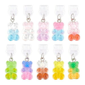 OLYCRAFT 10�� �R�l�N�^�J�o�[ Type-C �L���b�v USB �`���[�� �F PVC�L���b�v �J���t�� ���킢�� �g��Type C�[�d���L���b�v �y���_���g �ی� �h�o�J�o�[ �X�}�[�g�t�H���p