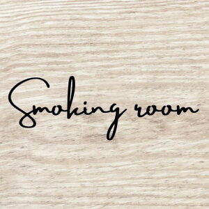 (nicotto) [TC hAXebJ[ Smokingroom i V[ OK  X^CbV ؂蕶 JbeBOV[g 6.5×19cm  (ubN)