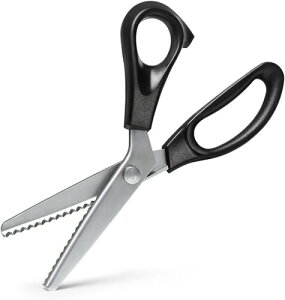 ギザギザはさみ ピンキングばさみ 5mm山型 ステンレス製 布用 はさみ 手芸 洋裁 DIY 裁縫 クラフト用