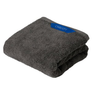 Christy ビッグバスタオル 大判 1枚 コットン100% 約70×140cm 吸水速乾 ラグジュアリー ホテルライク ふっくら タオル 綿 Pimlico Graphite