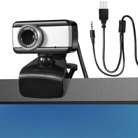 ZHIWHIS ウェブカメラ ビデオ通話Webカメラ WinXP/Vista / Win7 / Win8 / Win10など互換性 パソコンカメラ 会議用PCカメラ 360度回転可能