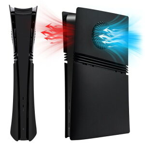 Mcbazel PS5 Pro�����p�t�F�C�X�v���[�g �f�W�^���� ��p���t�� ���M�΍� ���h�~ �ی�P�[�X�J�o�[PS5 Pro�f�W�^���ł̂ݑΉ� �i�ʋC�E�t���j-�u���b�N