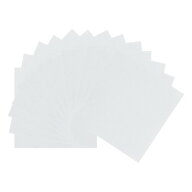 DMiotech 500枚 2x2インチ折り紙、白い正方形折り紙 簡単に折れる両面用紙 DIYアートクラフト用