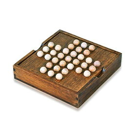 origin ペグソリティア 木製ボードパズル 一人遊び 木のおもちゃ 知育 教育玩具 クラシックパズル ボードゲーム 知育玩具 暇つぶし 大人も子供も 発想力 思考判断力 木製オンリーワンゲ