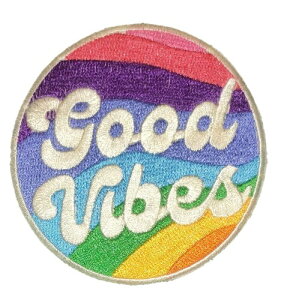 PatchClub Good Vibes �p�b�` �A�C����/�\�[�I�� 3�C���` - ���S�h�J�N�[���p�b�`