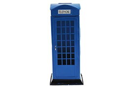 Olive-G イギリス アンティーク レトロ 電話ボックス 貯金箱 ヨーロッパ (ブルー)