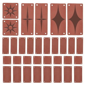 OLYCRAFT 60�� 3�T�C�Y �󔒃��U�[�^�O �C�~�e�[�V�������U�[ �ߗރ��x�� ���U�[�D�����x�� ����0.5~2mm ���U�[�^�O �󔒃��U�[���x�� 4�� �W�[���Y �o�b�O �ߗޖD���A�N�Z�T���[�p