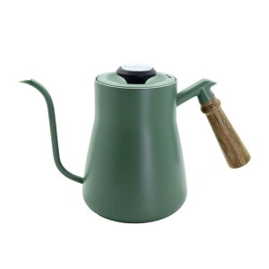 珈琲空間コーヒーケトルRCK-102 ケトル やかん ドリップケトル、コーヒーポット 細口 水量調整容易 蓋付き さめにくい 水温計付属 ガス・直火 対応 IH使用可 木柄 安全な持ち手 ステンレ