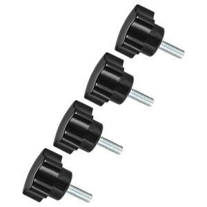 CoCud �X�^�[�N�����v�m�u M5 x 15mm�I�X�X���b�h 24mm �w�b�_ �v���X�`�b�N���e�w �X�N�����[�O���b�v�n���h�m�u �˂��t���{���g �u���b�N ���Ջ@�B�p 4����