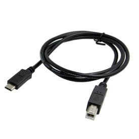 JSER USB - C USB 3.1タイプCオスコネクタto USB 2.0 Bタイプオスデータケーブルfor Cell Phone & Mac & Laptop