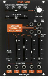 Behringer アナログシンセサイザー ユーロラックモジュール ユーロラック対応 アナログVCOモジュール 2600回路を再現 2600-VCO ブラック