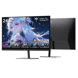 KEY TO COMBAT 24.5�C���`�Q�[�~���O���j�^�[ Fast IPS FHD 360Hz (400Hz OC�\)1ms(MPRT) HDR400 400cd/m? (HDMI 2.0×2+DP1.4×2+USB2.0 �jsRGB128%�F��{�����[���E��u���[���C�g�E�t���b�J�[�t���[)Adaptive Sync �`��