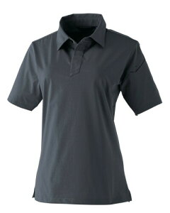 TS DESIGN(ティーエスデザイン) 4D レディースショートポロシャツ 春夏用 910551 25 チャコールグレー L