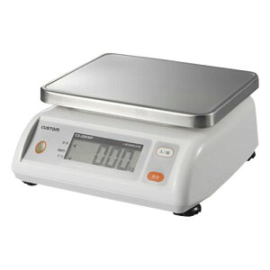 カスタム (CUSTOM) 防水デジタルはかり 20kg ステンレス皿付 CS-20KWP
