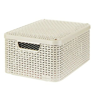 CURVER(�J�[�o�[) Style(�X�^�C��) ���[�{�b�N�X M �z���C�g | ���^�� �� �ӂ��t�� ������t�� �ςݏd�ˉ\ ���� �J�S �o�X�P�b�g ���[ ���� �ߗ� �����h���[ ���T�C�N���v���X�`�b�N�� ����