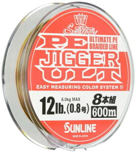 サンライン(SUNLINE) PEライン ソルティメイト ジガー ULT 8本組 600m 0.8号 12lb