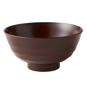 割れにくい 飯碗 お茶わん お椀 約12cm 小 抗菌加工 食洗機 電子レンジ対応 平筋 古代朱 日本製 22-460672