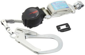 (藤井電工) 新規格 フルハーネス用ランヤード ワンハンドリトラ 巻取式 ロック機構付き シングルランヤード THL-TOR-93SV-33-R23 1丁掛けランヤード 日本製 高所作業 墜落制止用器具 フルハー