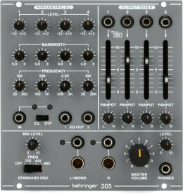 Behringer アナログシンセサイザー モジュラー ユーロラックモジュール 305 EQ/MIXER/OUTPUT