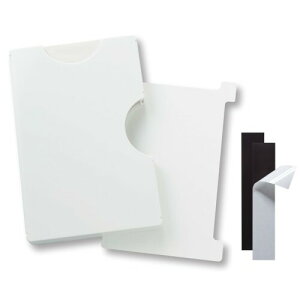 伊勢藤(ISETO) ゴミ袋収納ケース ゴミ袋&保存袋用ホルダーM ホワイト 幅29.0×19.0×3.0cm 日本製 マグネット 取りやすい シンプル 縦置き 横置き 20リットル ポリ袋 食品保存袋 I-564-2