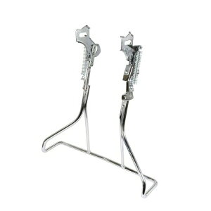 昭和インダストリーズ SHOWA INDUSTRIES 自転車 正爪用両立スタンド 変速機なし・内装変速機用 両立スタンド 倒れにくいスタンド 超ワイド踏ん張るスタンド 26型 クロムメッキ W-13FF 26 CP