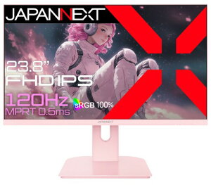 sNfJAPANNEXT 23.8C` IPSpl 120Hz/0.5ms(MPRT)Ή tHD(1920x1080)𑜓x Q[~Oj^[ JN-IPS238G120F-PK HDMI VGA HDR sRGB:100% PS5:120Hzڑ 2Nۏ