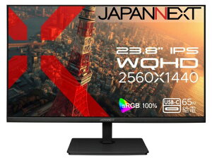 23.8�C���` IPS�p�l������ WQHD(2560x1440)�𑜓x �t�����j�^�[ JN-IPS238WQHD2-C65W HDMI DisplayPort USB-C(�ő�65W���d) sRGB:100%