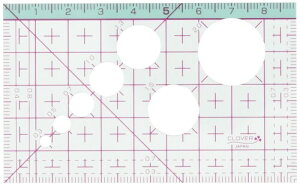 クロバー(Clover) カード型定規 5.5×9cm 厚み1mm CL25-042