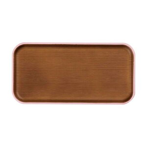 正和 Showa issoecco 24cm 長角トレー ピンク クリーンコート 日本製 軽い 割れにくい 食器 4967846