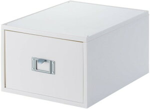 ライクイット (like-it) 収納ケース DVD A4 ファイルユニット 深型 約幅26×奥35×高18.2cm オールホワイト (不透明) 日本製 MX-40 卓上収納 小物収納 デスク・ワゴン シリーズ累計販売数1,000万個突