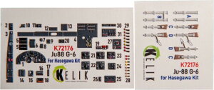 XLbg 1/72 Ju88G-6 3DfJ[ (nZKp) vfpfJ[ RSKK72176 (s@)