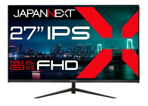 JAPANNEXT 27C` j^[ tHD 1920x1080𑜓x IPS fBXvC (/ USB-C d (65W) / Xs[J[/u[CgJbg) JN-IPS27FHD-C65W