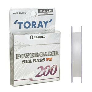 ����(TORAY) �p���[�Q�[�� �V�[�o�XPE 200m �z���C�g 26lb (2��)