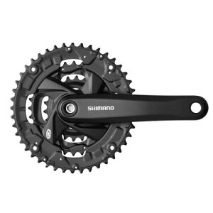 �V�}�m(SHIMANO) FC-M371 48×36×26T �N�����N�Z�b�g �`�F�[���K�[�h�� 170mm �u���b�N EFCM371C866XL