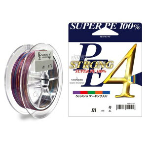 ���}�g���e�O�X(YAMATOYO) �X�^���_�[�h4�u���C�h �X�[�p�[PE���C�� PE�X�g�����O4 (STRONG) 150m 5�F�J���[�h (�}�[�L���O�t) 1.2�� (AVE 6.5kg)