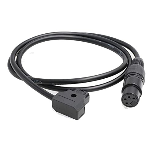 SZRMCC XLR4ピン-DSLRカムコーダー用Dタップ電源ケーブルPractilite602Sony F55SXSカメラモニター用LEDライト (Straight Cable)