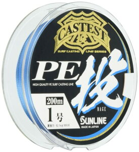 TC(SUNLINE) PEC CASTEST PE 200m 1 4{ 4F