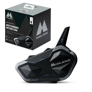 MIDLAND (�~�b�h�����h) BT R1 Advanced X �V���O���p�b�N �o�C�N�p �C���J�� �V���v���������� RCF �v���~�A���T�E���h �ő�6�l�ʘb�Ή� Bluetooth�C���J�� ���C�hFM���W�I 2��g�p�������Ȃ���b