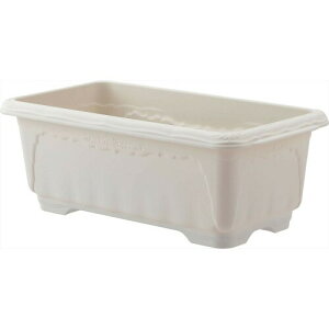 アップルウェアー プランター クイーンワイド 600型 ホワイト 土容量22L 奥行60×幅32×高さ22cm スノコ付き おしゃれ ワイド型 草花 寄せ植え 野菜 日本製